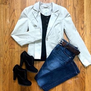 Armani Exchange Beige Blazer-Size X Small